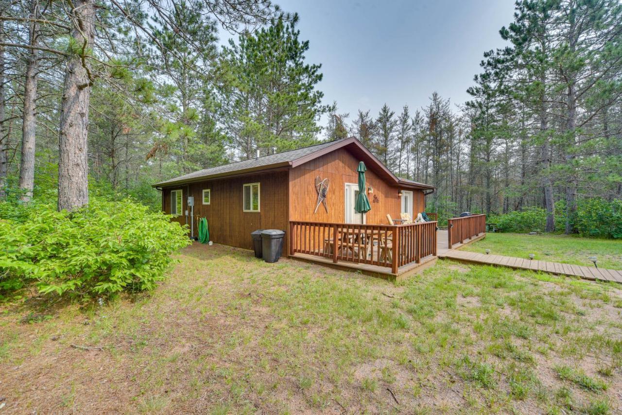 Woodland Cabin With Fishing, Atv And Snowmobile Trails Villa Lake Nebagamon Exterior photo