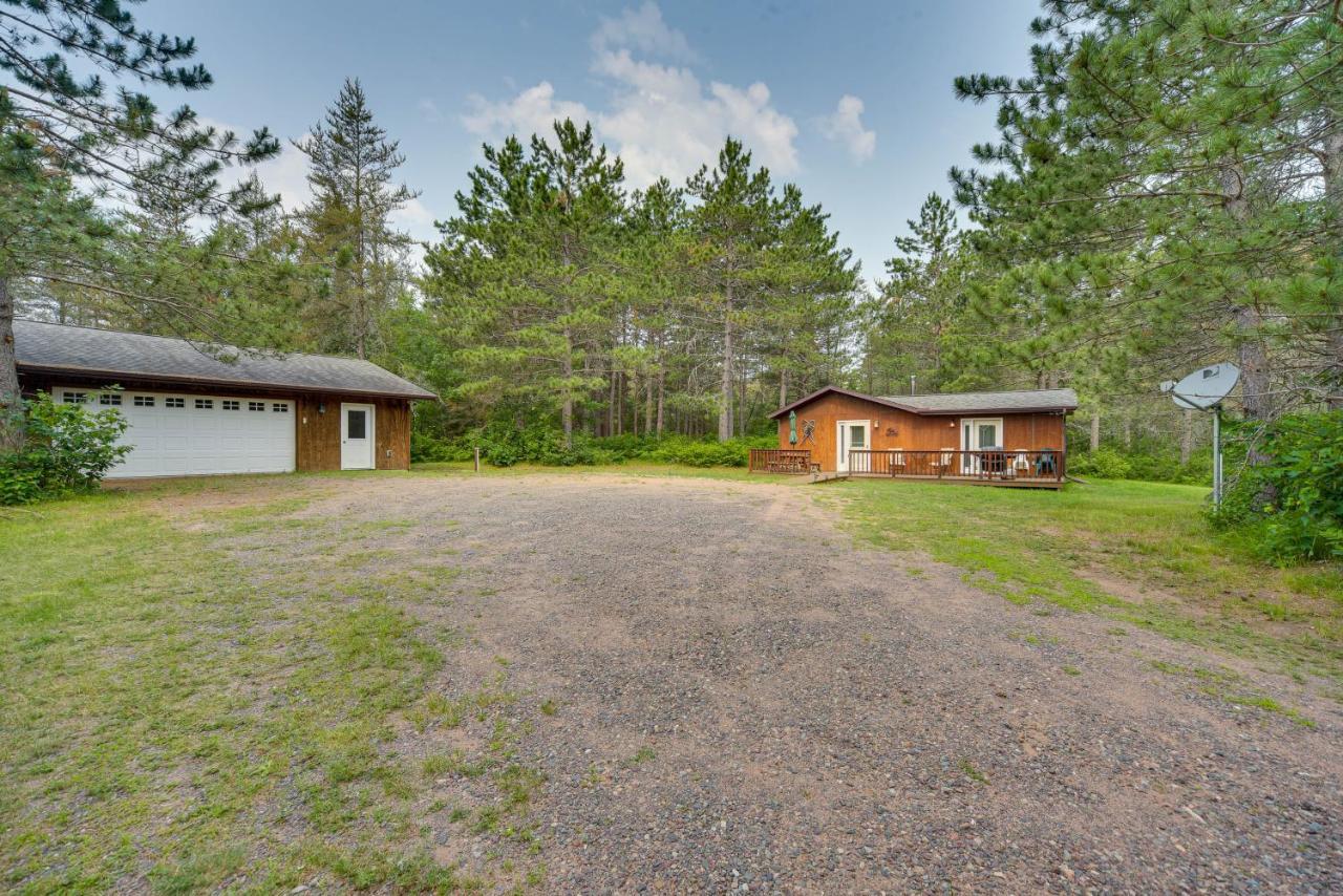 Woodland Cabin With Fishing, Atv And Snowmobile Trails Villa Lake Nebagamon Exterior photo