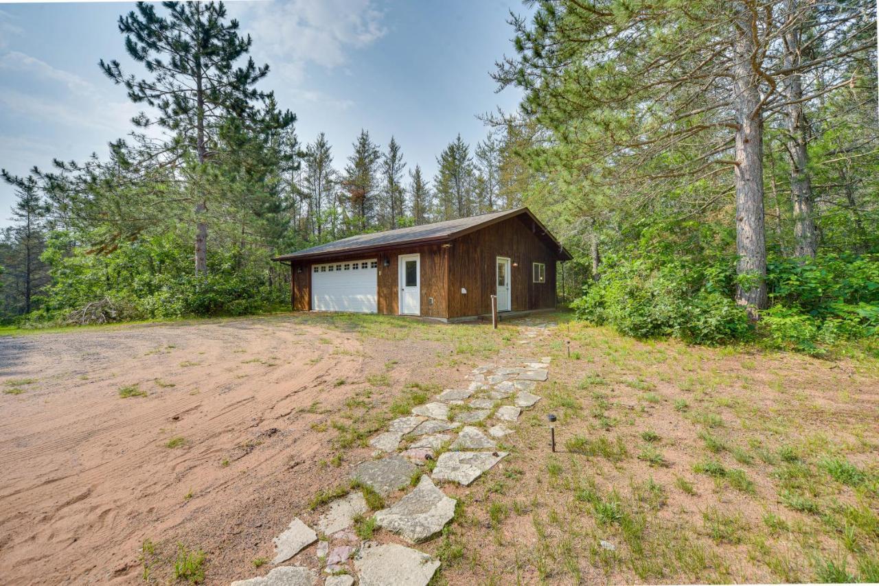 Woodland Cabin With Fishing, Atv And Snowmobile Trails Villa Lake Nebagamon Exterior photo