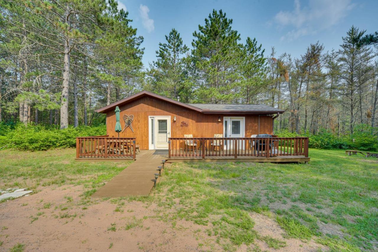 Woodland Cabin With Fishing, Atv And Snowmobile Trails Villa Lake Nebagamon Exterior photo