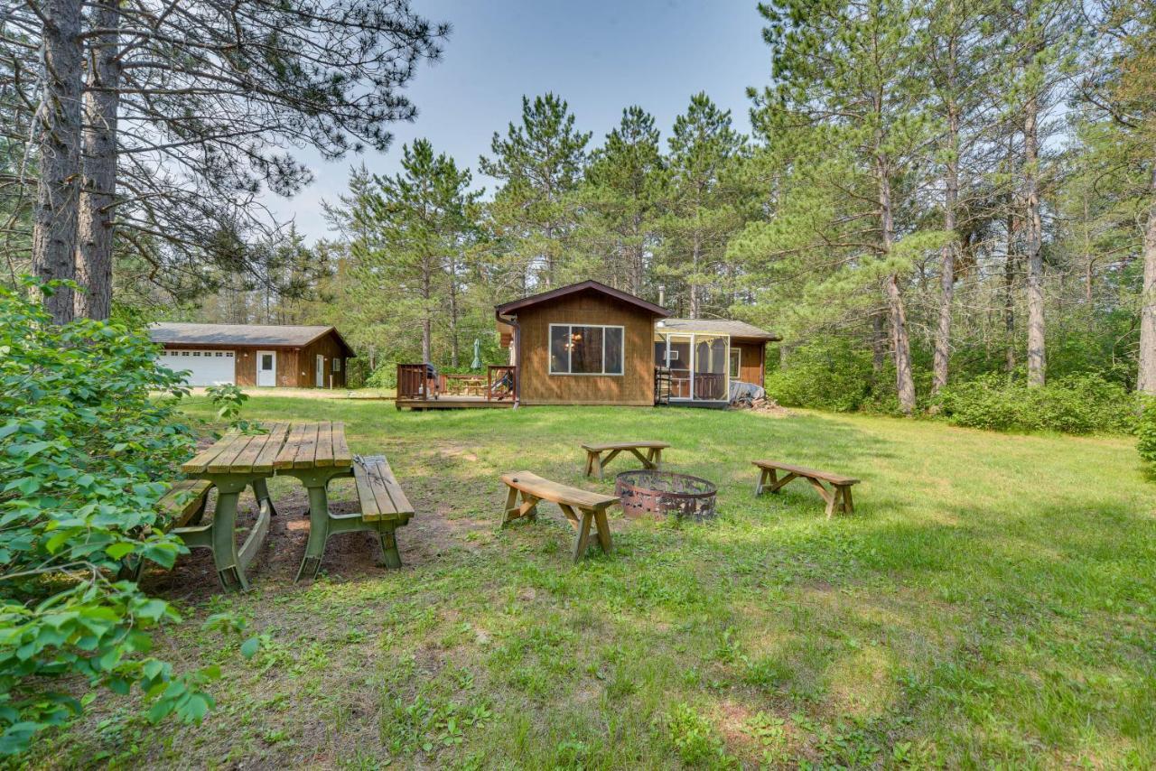 Woodland Cabin With Fishing, Atv And Snowmobile Trails Villa Lake Nebagamon Exterior photo